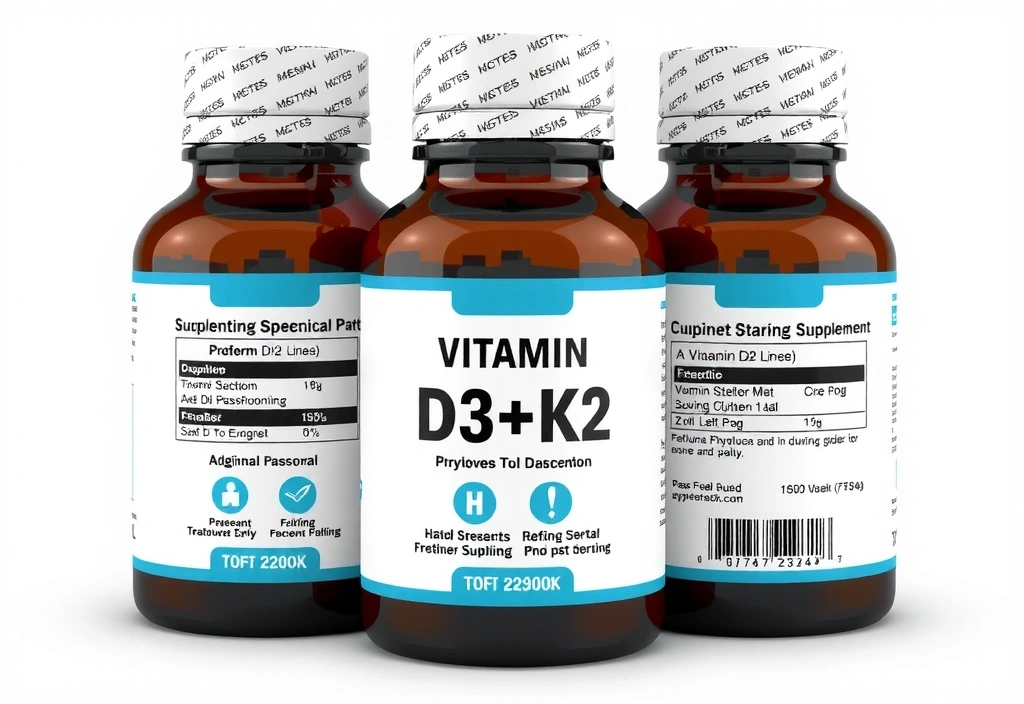 Vitamine D3 + K2 Eiffelvitvb