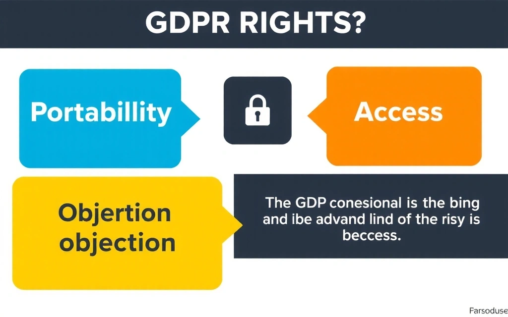 Infographie expliquant les droits RGPD pour les utilisateurs