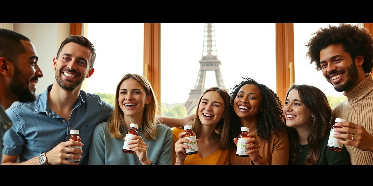 Clients heureux utilisant des produits Eiffelvitvb