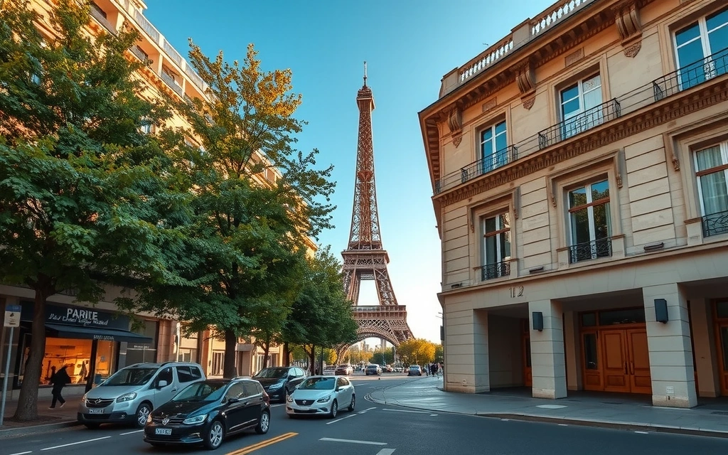 Vue extérieure de l'adresse Eiffelvitvb sur les Champs-Élysées à Paris